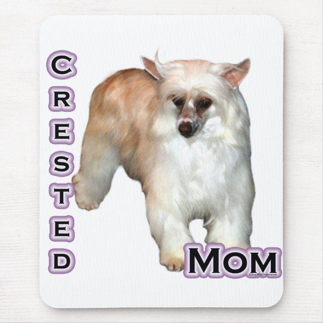 Tapis De Souris Poudre Crested Maman 4 (Devant)