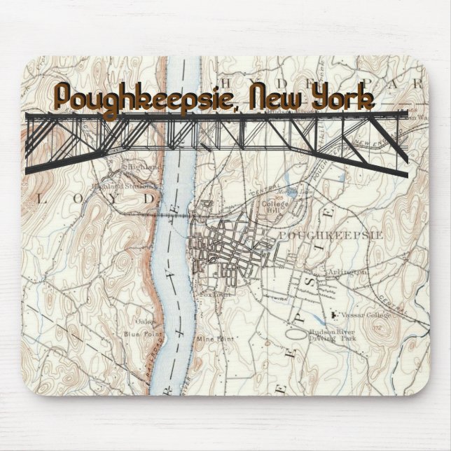 Tapis De Souris Poughkeepsie Mousepad (Devant)