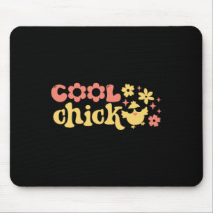 Tapis De Souris Poule cool, ambiance d'oiseau drôle et mignon