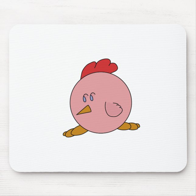 Tapis De Souris Poulet Chubby (Devant)