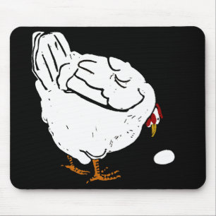 Tapis De Souris Poulet de poulet et Mousepad d'oeufs de la région