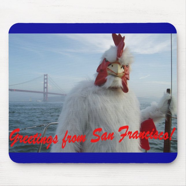 Tapis De Souris Poulet de San Francisco (Devant)