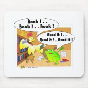 Tapis De Souris Poulet et grenouille