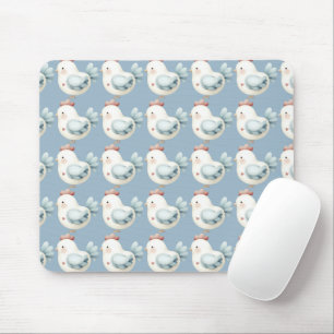 Tapis De Souris Poulet Pastel Cottagecore