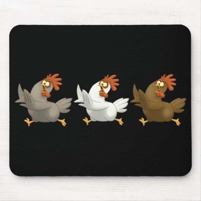 Tapis De Souris Poulets (Devant)