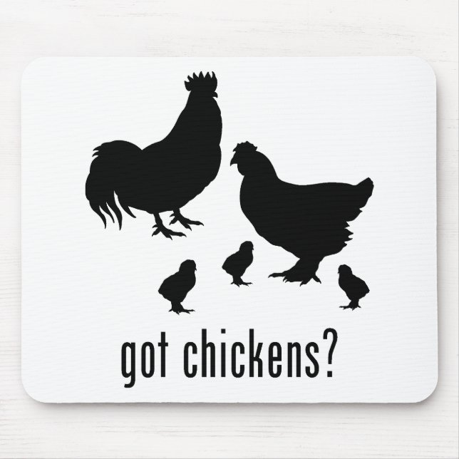 Tapis De Souris Poulets (Devant)