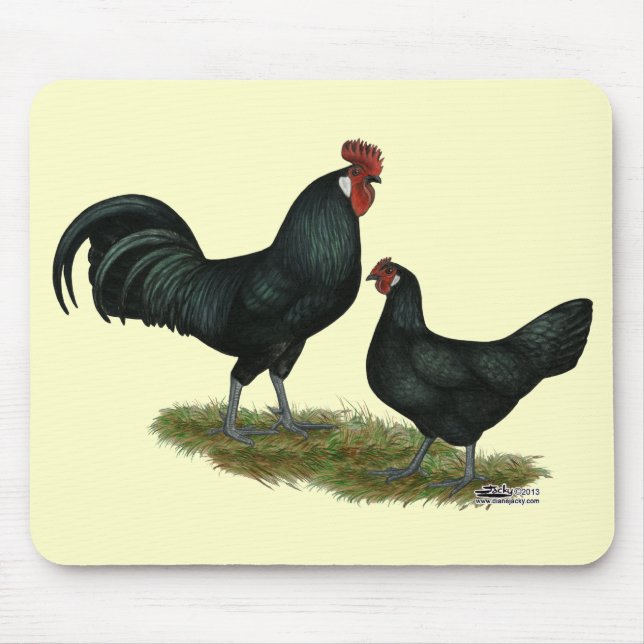 Tapis De Souris Poulets Augsburger (Devant)
