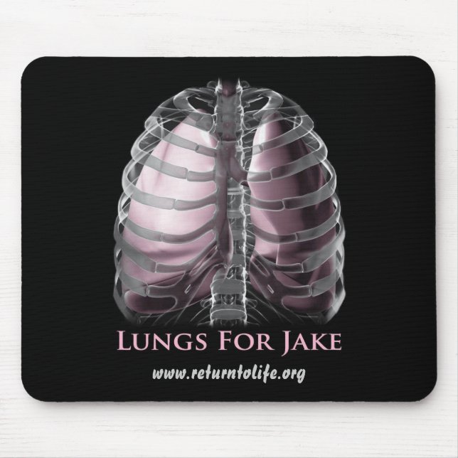 Tapis De Souris Poumons pour Jake (Devant)