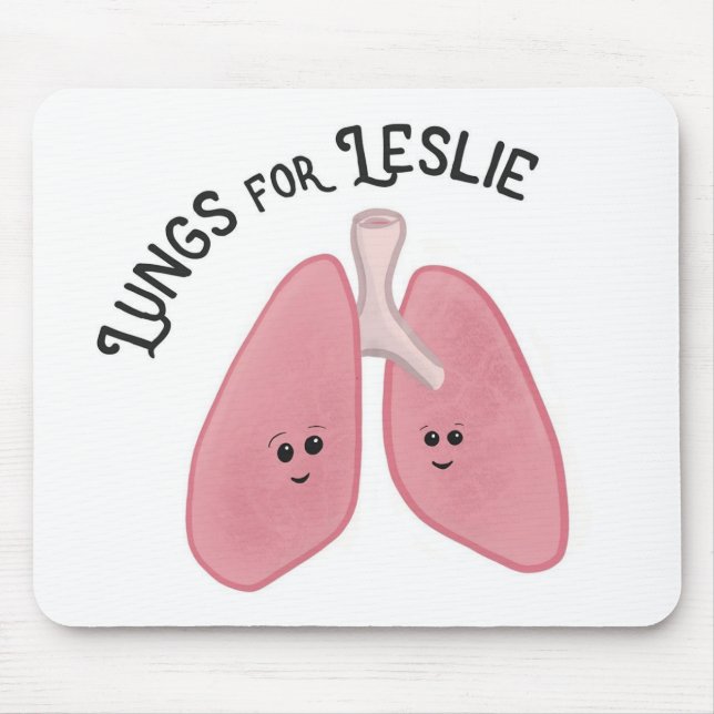 Tapis De Souris Poumons pour Leslie Mouse Pad (Devant)