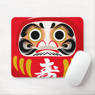 Tapis De Souris Poupée Daruma (charme traditionnel japonais de bon