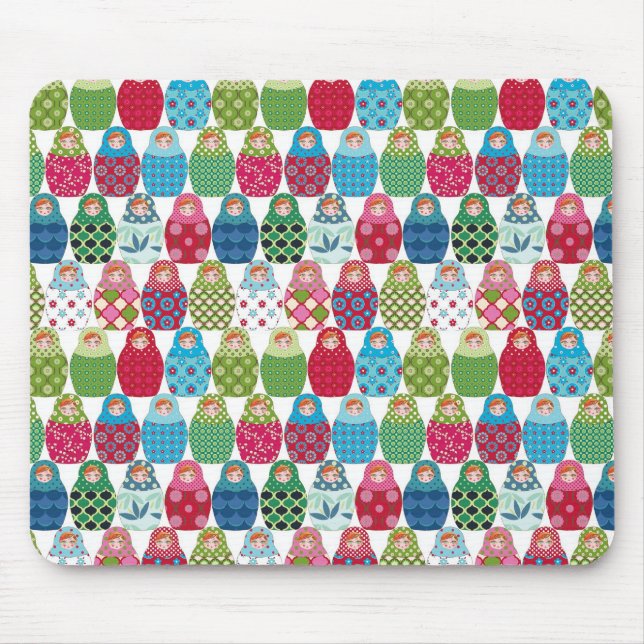 Tapis De Souris poupée russe multico (Devant)