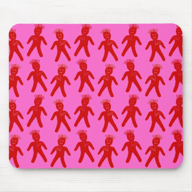 Tapis De Souris Poupées rouges du vaudou (Devant)
