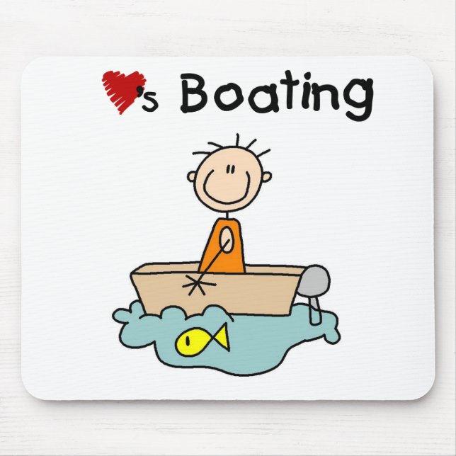 Tapis de souris pour amateur de navigation (Devant)