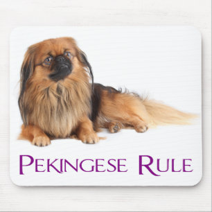 Tapis de souris pour chien chiot Pékinois