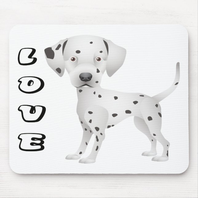 Tapis de souris pour chien dalmatien (Devant)