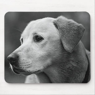 Tapis de souris pour chiot Labrador Retriever jaun