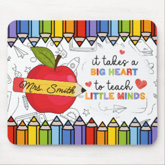 Tapis de souris pour enseignant personnalisé