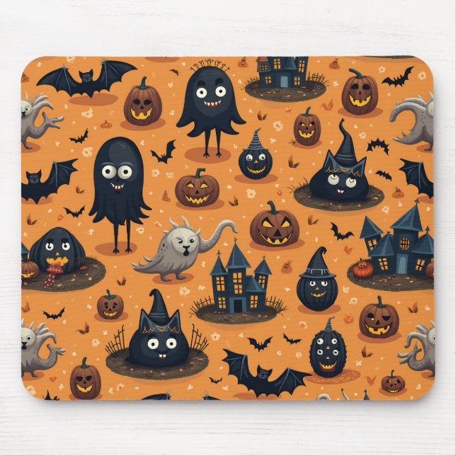 tapis de souris pour halloween (Devant)