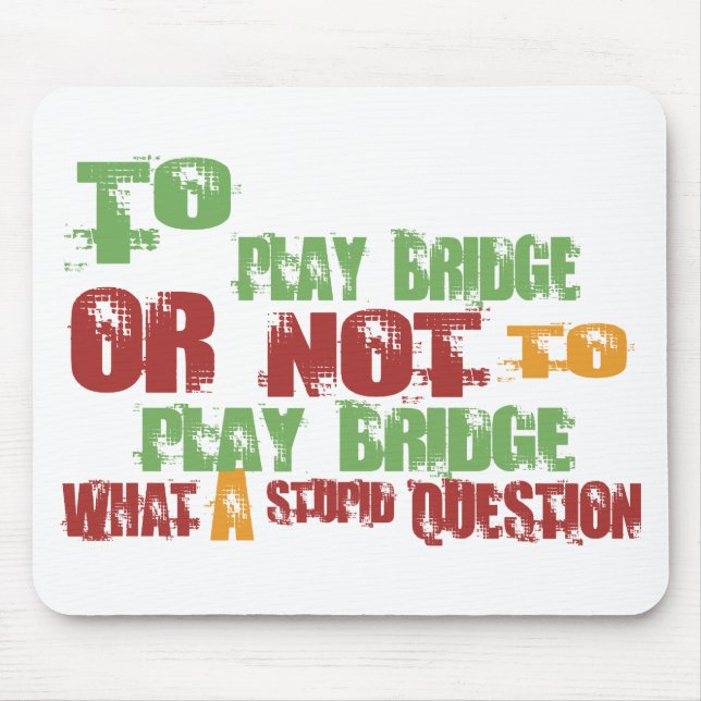 Tapis De Souris Pour jouer au bridge (Devant)