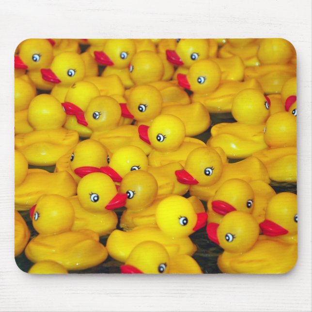 Tapis de souris pour le bain canards en caoutchouc (Devant)