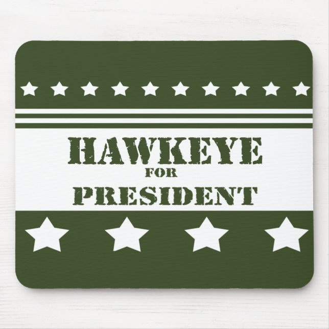 Tapis De Souris Pour le Président Hawkeye (Devant)