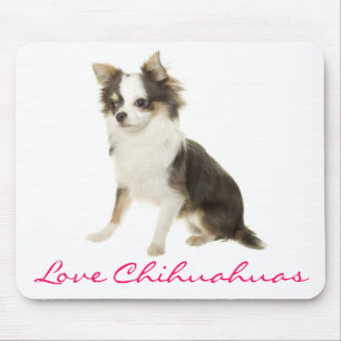 Tapis de souris pour ordinateur avec chiot chihuah
