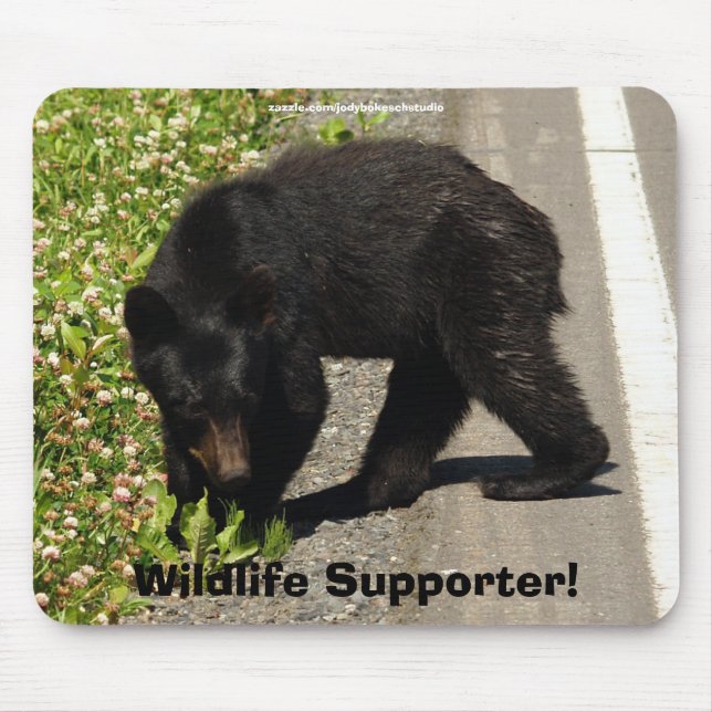 Tapis de souris pour partisan de la faune ourson n (Devant)