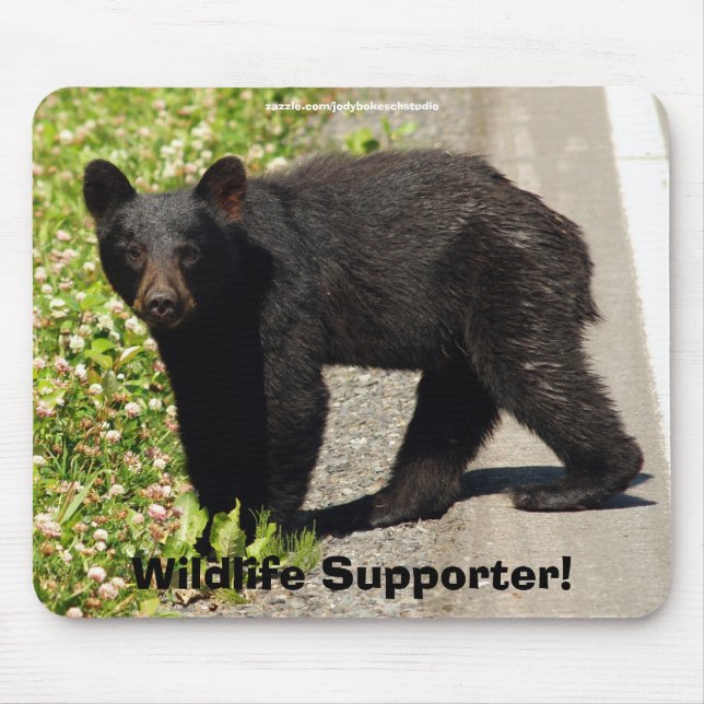 Tapis de souris pour partisan de la faune ourson n (Devant)