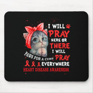 Tapis De Souris Pour Pray Pure Cat Cure Sensibilisation aux maladi