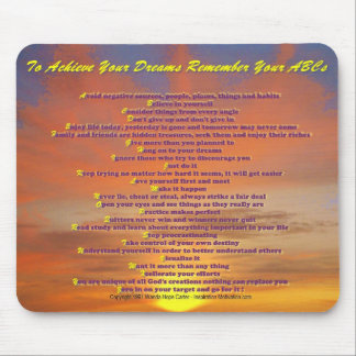 Tapis De Souris Pour réaliser vos rêves rappelez-vous votre ABC