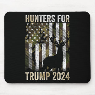 Tapis De Souris Pour Trump 2024 Président Camouflage Deer Elk Antl