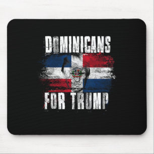 Tapis De Souris Pour Trump American Dominican Republic Patriotic