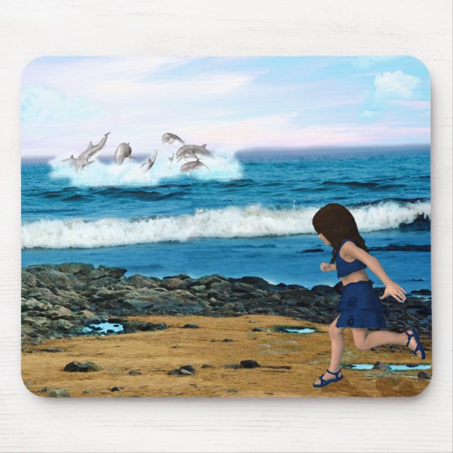 Tapis De Souris Pour voir les dauphins (Devant)