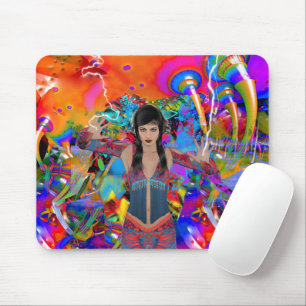 Tapis de souris pour voyageur électrique