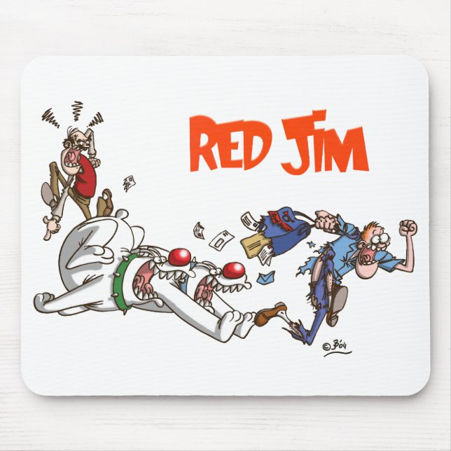 Tapis De Souris Pourchasser la mousepad du facteur (Devant)