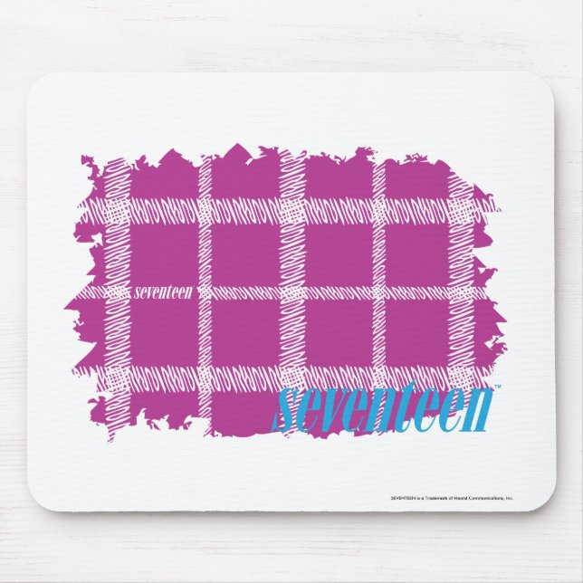 Tapis De Souris Pourpre 4 de plaid (Devant)