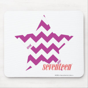 Tapis De Souris Pourpre 4 de zigzag