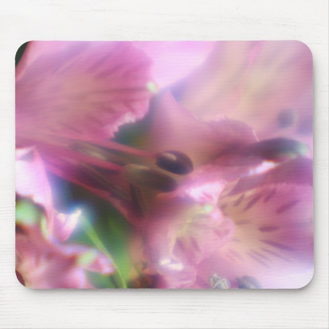 Tapis de souris pourpre d'Alstroemeria (Devant)
