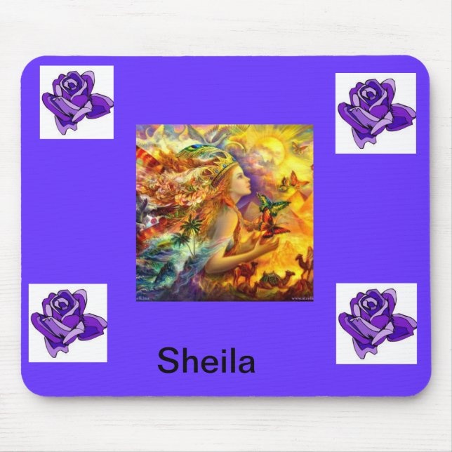 tapis de souris pourpre d'ange (Devant)