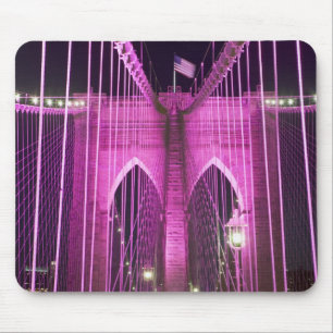 Tapis De Souris Pourpre de Lit de pont de Brooklyn