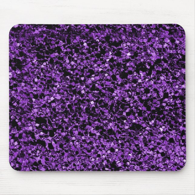 Tapis De Souris Pourpre de parties scintillantes (Devant)