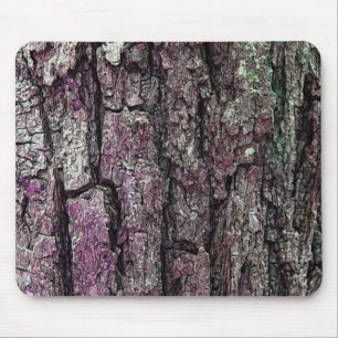 Tapis De Souris Pourpre d'écorce de pin de forêt de nature vieux