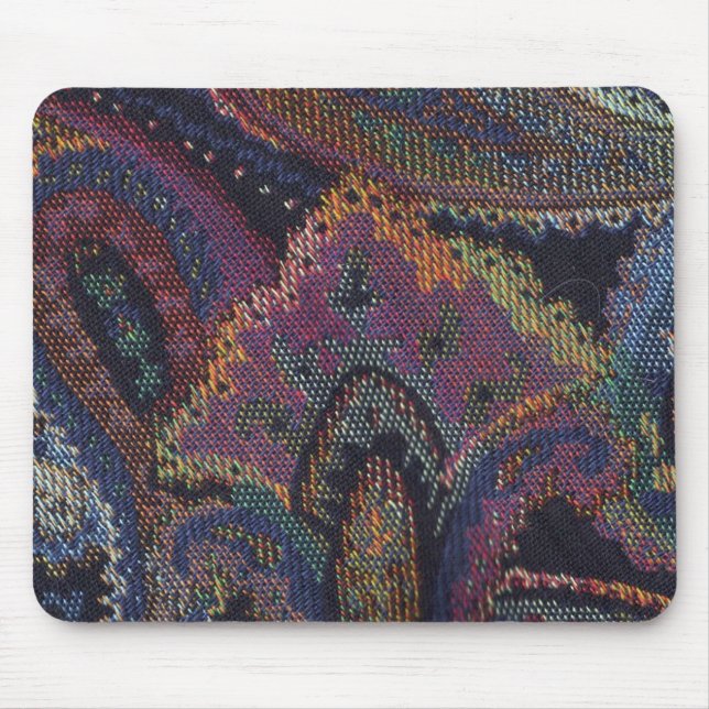 Tapis De Souris Pourpre Paisley (Devant)