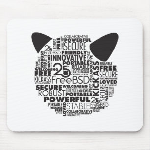 Tapis De Souris Pourquoi j'aime la publicité pour souris FreeBSD 2