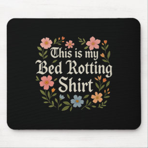 Tapis De Souris Pourrissement au lit Roman graphique humoristique
