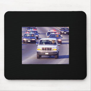 Tapis De Souris Poursuite en voiture de police de Trump et Vance g