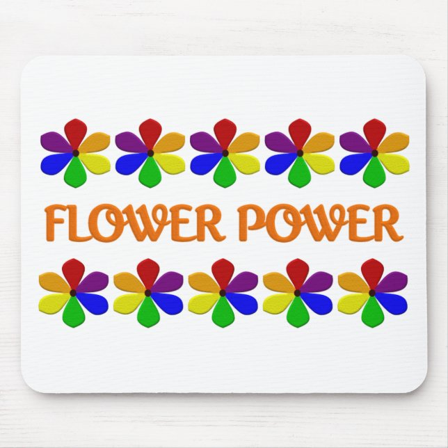 Tapis De Souris Poussière d'alimentation des fleurs (Devant)