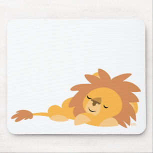 Tapis De Souris Poussière de Lion en forme de caricature