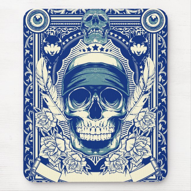 Tapis De Souris Poussière moto (Devant)