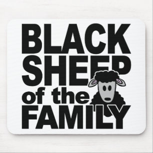 Tapis De Souris Poussière SHEEP NOIR